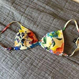 Triangl Swimwear Floral Multicolor Bikini Top